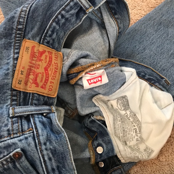 Vintage 1993 Levi’s Button Fly 501 Jeans - Picture 3 of 13